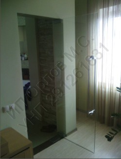 Стеклянное полотно для двери