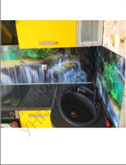 стеклянный фартук